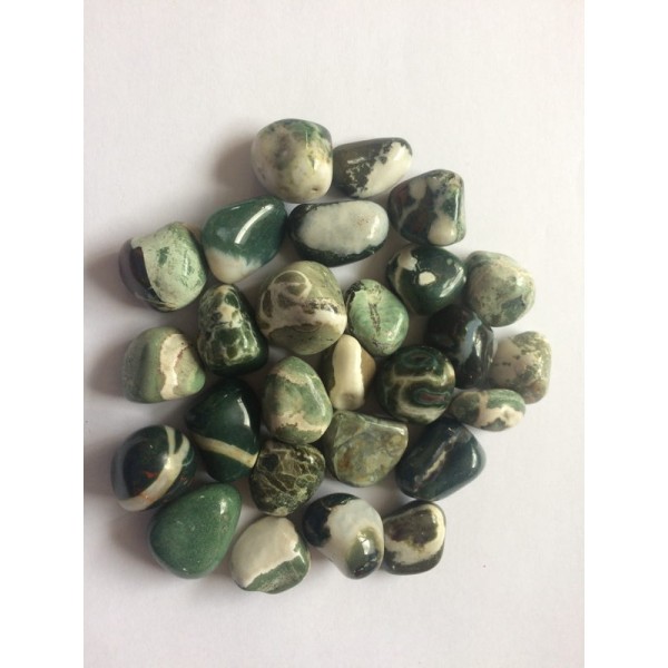 Tumble Sardonyx Green Large